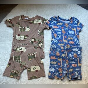 Tommy Bahama Blue Kids Jungle Animal Print pajamas